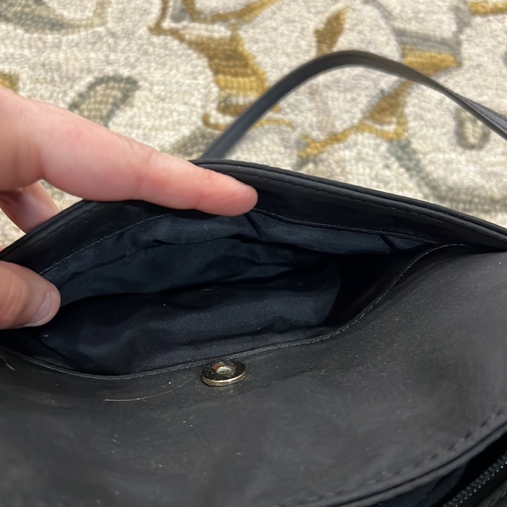 💕 Michael kors nylon Kelsey black large crossbody bag 💕 - Picture 9 of 16